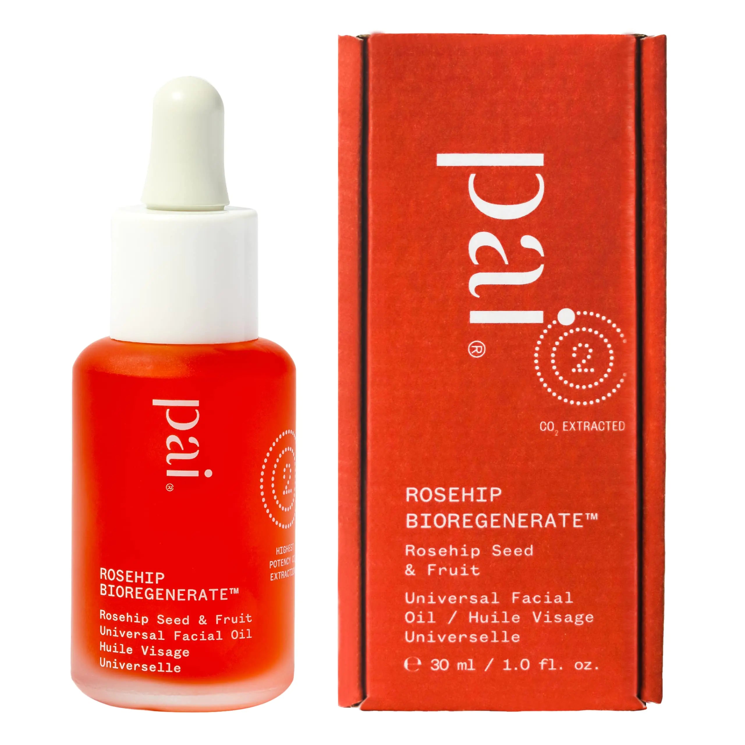 PAI SKINCARE - Organic Rosehip BioRegenerate Universal Facial Oil | Natural Vegan Sensitive Skincare (1 fl oz | 30 mL)
